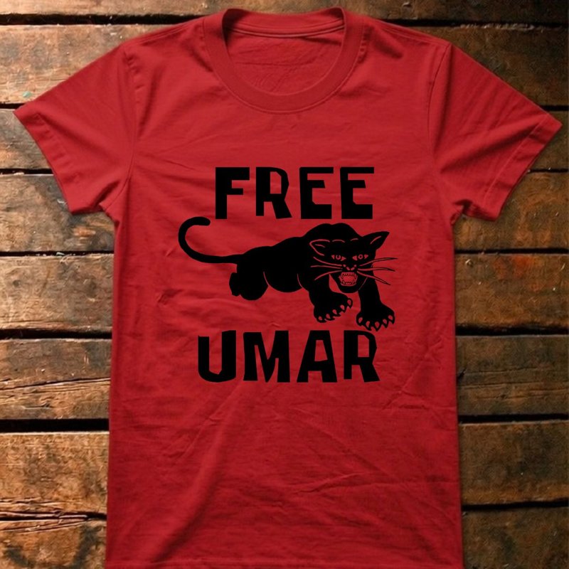 BFR logo T-shirt, hoodie, matchbox, and the tee print designs: BFR logo, 56″, Free Palestine, Free Sharjeel, Free Umar, and the freedom-fighter portraits (19 of 31)